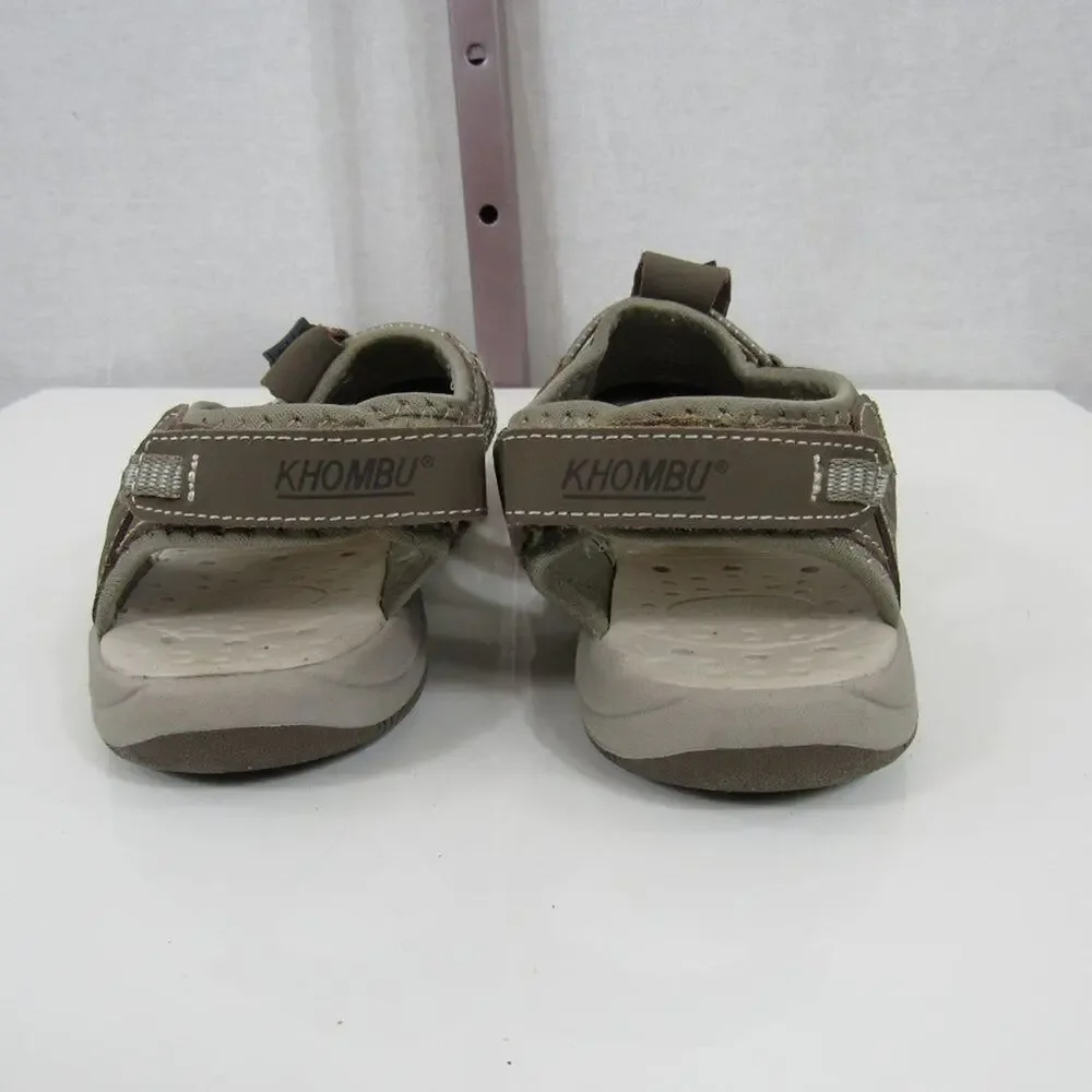 Khombu Crystal River Sandals Brown Olive Fisherman Sport NWOT Hiking Size 7
